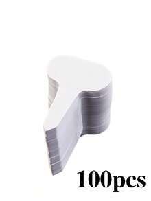 100pcs Reusable T-Shape Garden Tags - Durable Waterproof Plastic Plant Labels, Suitable For Outdoor & Indoor Garden, Nursery, Farm - Easy To Write, Weather Resistant - Label tanaman - View 1