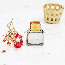 1:12比例迷你面包机 | 可开门拉杆设计 | 塑料材质，适合娃娃屋厨房、展示和玩耍 | 是迷你食物装饰和乔迁礼物的理想之选 - 彩色 - 查看 6