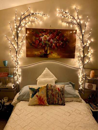 1pc LED Rattan Light, Soft And Flexible, Suitable For Room, Bedroom, Can Be Used As Decorative Ambient Light To Decorate Walls, Creates A Warm And Comfortable Atmosphere For Any Space.