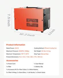 Outils et accessoires pneumatiques - 250 W, arrêt manuel - Voir 7