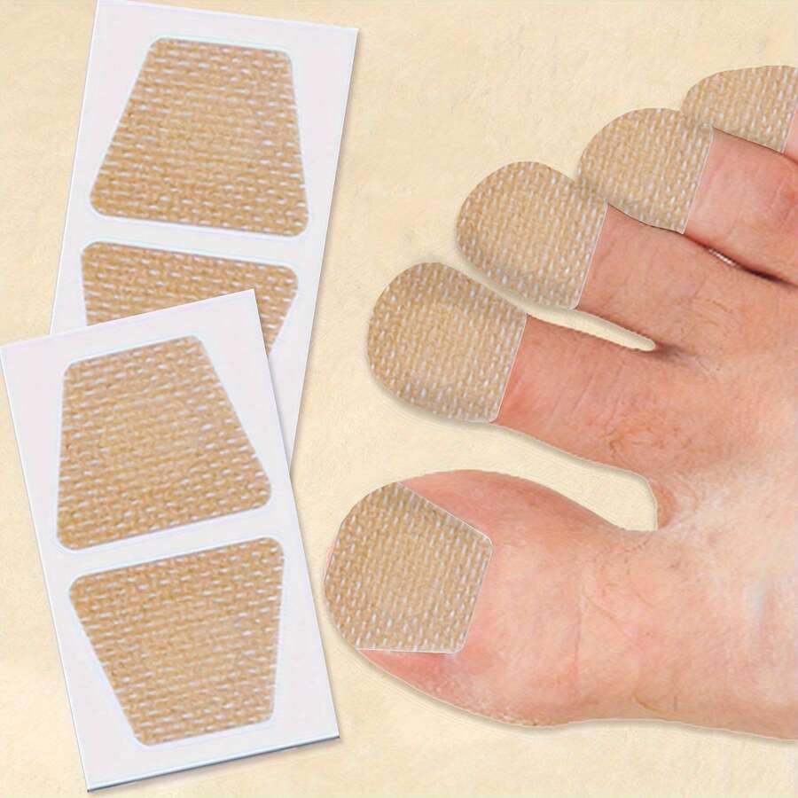 50/100/200pcs-25/50/100 Pairs Nail Repair Patches - For Weak, Yellow, Thick, Broken, Discolored Toenails - Invisible Under Shoes, Daily Use, Strengthens Nails - Home Pedicure Care, Skin-Friendly, Durable Adhesive, Foot Health Focused