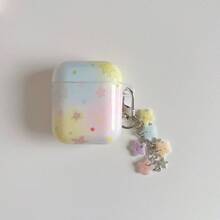 Funda para auriculares con diseño de teñido anudado, funda para auriculares IMD adecuada para AirPods 1/2/3/4/Pro - Blanco - Ver 12