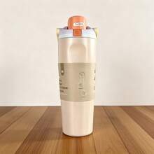 Owal'a30Oz Insulated Stainless Steel Water Bottle With Straw For Sports, Travel And School Sports Bottle - Sandy Shores-30oz - 查看 2
