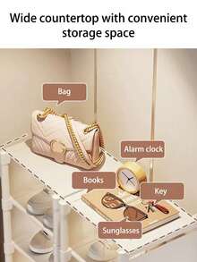 1 Piece Black Shoe Rack 3/4/5/6/7 Tier, Minimalist Multi-Layer Home Shoe Cabinet, Dustproof Shoe Box, High Capacity Indoor Shoe Organizer - View 7