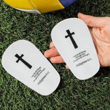 1 Pair Ultra-Lightweight Soccer Shin Guards - Durable And Comfortable, Suitable For All Sports, Designed For Soccer, Basketball And Yoga Training - Cross Series - View 1