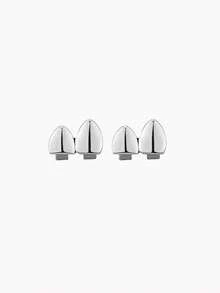 1 Set Hollow Smooth Personalized Combination Suit, Fashion Classic Men's Tooth Jewelry, Hip-Hop Music Festival, Daily Funny Stage Accessories - Multicolor - View 5