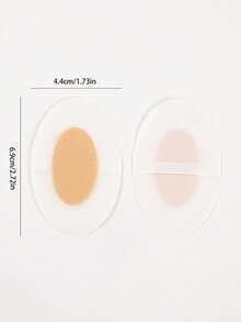 Heel Grips, Transparent Invisible Heel Pads, Foot Protection Cushions For High Heels, Unisex - Apricot - View 8