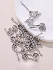 1件/3件装DIY手工羽毛羽毛球拍吊坠饰品，个性化时尚首饰制作半成品配件，可制作成耳环和项链 - DIY羽毛球拍配件 - 查看 6