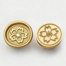 1个复古心形/猫/马/狗/蜜蜂/星星/月亮形铜蜡印章头（无柄），适用于婚礼请柬、信封和礼品包装 - 單件 - 查看 29