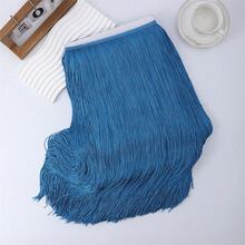 1码（100厘米）涤纶流苏花边，拉丁舞服装舞台装饰，DIY蕾丝流苏工艺材料 - 多色 - 查看 7