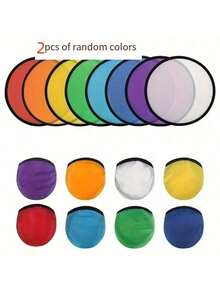 8/6/4/2pcs Random Color Foldable Hand Fan, Durable PA Nylon Material, Colorful Set, Suitable For Outdoor Activities, Gatherings And Weddings, Includes Storage Bag - A - View 10