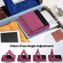 2-In-1 Tablet Pillow Holder Foldable Laptop Stand Multi-Angle Adjustment Laptop Stand Portable Soft Reading Pillow Stand - View 8