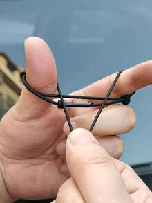 ZIRUISP Survival Bracelet - Men's Emergency Car Window Breaker Bracelet, Tungsten Steel Glass Breaker Escape Tool, Adjustable Automotive Safety Gear, Couple Gift, Adjustable Hidden Design - Black - View 7