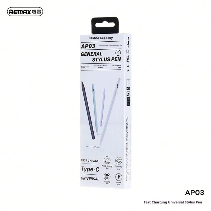 REMAX AP03 Universal Fast Charging Pen For Students, Offices, Tablets, And Mobile Phones - View 1