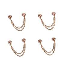 4 Pcs Magnetic Clothes Clips Multifunctional Magnetic Force Button Clips Pinless Snap Clips For Women's Clothing Cardigans K32C - 3 - View 9