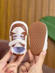 Infant Shoes, Suitable For Spring/Autumn, 0-1 Years Old Infant Girls & Boys Toddler Shoes - Brown - View 3