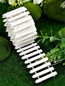 1pc Mini Wooden Fence, Suitable For Fairy Garden, Micro Landscape, Flower Pot Miniature Fencing - Multicolor - View 13