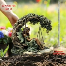 2D Acryl bunte bedruckte kreative Gartendekoration Bodenhalterung - Bodensteckdose - Übersicht 6