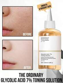 100毫升 7% 果酸爽肤水，去角质，收缩毛孔，焕活肌肤（3.38 液体盎司） - 彩色 - 查看 3