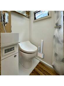 Bộ cọ toilet treo tường đa năng, lông mềm, cán dài - Không cần điện, dụng cụ vệ sinh phòng tắm thiết yếu. - Nhiều kiểu dáng - Xem 6
