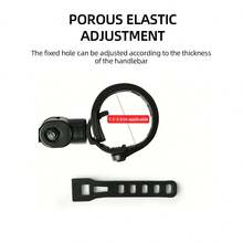 2pcs/1pc Universal Bicycle Rearview Mirror - 360° Rotatable Handlebar Mounted, Suitable For Mountain Bike/Electric Scooter - Wide Angle Mirror With Quick Release Clip - Black - View 6