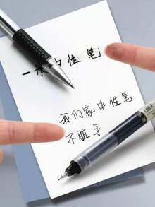 10支0.5mm液体墨水圆珠笔，包含红色、蓝色、黑色墨水，适合学生、书写、签名、办公使用，返校必备，随机款式 - 套裝 - 查看 6