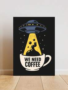 Decorative Plaque/Picture For Coffee, Kitchen, Coffee Corner, Vintage Style - Option 9 - View 2