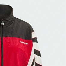 Adidas Originals Women's SANTIAGO TT Jacket Woven Hooded Jacket KC9134 - Black - View 4