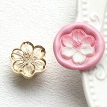 压纹花卉图案系列蜡封模具，玫瑰、蒲公英、郁金香，铜质模具 - 多色 - 查看 12