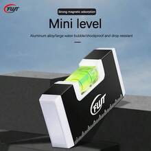 Mini High-Precision Level, Small Strong Magnetic Level, Aluminum Alloy Multi-Function Spirit Level - 1pc - View 2