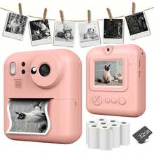 Kids Instant Print Camera, Instant Camera For Kids To Print Photos, Christmas Birthday Gift For 3-12 Years Old Boys Girls, Portable Toy For 3-10 Years Old Toddlers - Multicolor - View 3
