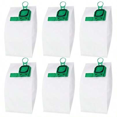 6pcs Dust Bag Compatible For Vorwerk Kobold VK140 VK150 Garbage Bag FP140 Bo Speed Kobold Vacuum Cleaner
