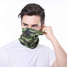 4-Season Tactical Scarf, Camouflage Breathable For Cycling, Hunting, Summer Running, Hiking, Skiing - Unisex Full Face Protective Neck Gaiter, Windproof, UV Protection, Seamless Multifunctional Bandana - Multicolor - View 2