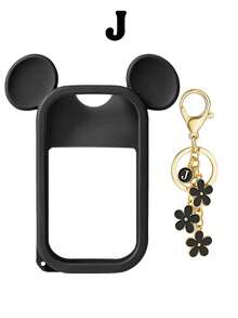 1个花朵钥匙扣免洗洗手液喷雾瓶套，1盎司（30毫升）2026字母花朵珍珠包包挂饰喷雾瓶吊坠，以及硅胶米老鼠耳朵造型喷雾瓶防摔防撞保护套，珍珠手链设计，方便旅行携带，可挂在包包、钥匙或儿童背包上，耐磨、防水、可水洗、可重复使用。 - 彩色 - 查看 21