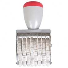 号码印章 商业印章 滚轮办公印章 滚动号码印章 日期印章 多功能橡胶印章 - D - 查看 1