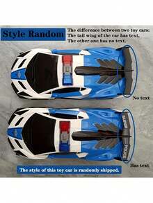 Juguete de coche eléctrico giratorio y bailarín transformador, juguete interactivo para niños, regalo perfecto para niños y niñas - Azul - Ver 7