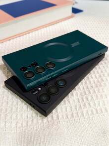 1个Hadaasi黑色奢华哑光磁吸无线充电TPU手机壳，带镜头保护膜，兼容三星Galaxy S26Ultra/S26Plus/S26/S26Edge/S26Pro/S25Ultra/S25Plus/S25/S25Edge/S25FE/S24Ultra/S24Plus/S24/S23Ultra/S23Plus/S23/S22Ultra/S22Plus/S22/S21Ultra/S21Plus/S23FE/S20Ultra/S20Plus/S20FE/A57/A37/A17/A07/A56/A36/A26/A55/A35/A25/A15/A24/A34/A14/A16/A06，也兼容 17pro/17promax/Apple Air/17/17E/16pro/16promax/16plus/16/16E/SE4/15pro/15promax/15plus/15，国际版，非国内版 - 黑色 - 查看 5