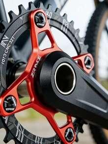 4pcs ZRACE High Strength Mountain Bike Chainring Bolts, 7075 Aluminum Alloy CNC Machined, Chainring Screws - Black - View 6