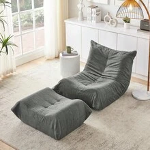 Bean Bags - Gray + Foam - View 6
