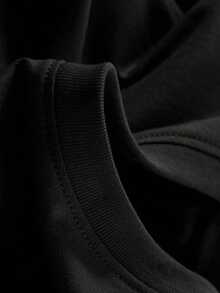 Disney Boys' T-Shirt Featuring A Toy Story Alphabet Cartoon Double-Sided Print. Spring/Summer Boys' Crew Neck T-Shirt Made From Soft, Comfortable Fabric, Perfect For Everyday Wear, Shopping, Playtime, And School. - 黑色 - 查看 2