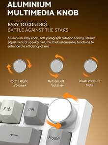 K85 电竞磁轴机械键盘，定制 PBT 键帽，82 键 RGB 背光，可调节键程 - 查看 11