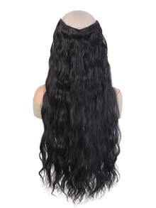 Synthetic Water Ripple V-Shaped Long Hair Extension Wig, Heat-Resistant Curly Hair Wig For Women, 26 Inches, Everyday Women's Wig. - Multicolor - View 6