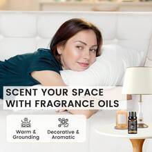 MAYJAM 1瓶10毫升杏仁香草香氛精油，适用于香薰机、加湿器、DIY手工皂、蜡烛制作、家庭香薰、空气净化、办公室放松，持久留香 - 杏仁和香草 - 查看 8