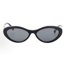 CHANEL Polarized Black Cat-Eye Sunglasses, Unisex Style. - View 2