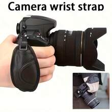 1 pieza con parche de letra acrílico cámara Tira bandolera - Negro - Ver 9