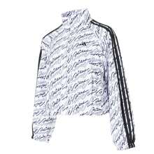 Adidas Women's Jacket/Outerwear, DCE AOP JKT, Casual Soft Jacket KS0274 - White/Black - View 1