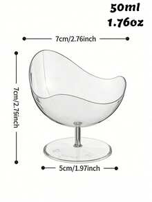 50 ml/1,76 oz Coupes à dessert en plastique avec pieds, convenant aux mousses, desserts, crèmes, gelées, tiramisu. Plus épaisses et durables, portables, design créatif avec base stable. Utilisables dans les restaurants, cafés, boulangeries, boutiques de desserts, à emporter et pour les fêtes - Multicolore - Voir 9