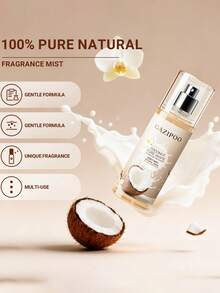 100ml Cocoa Coconut Fragrance Room Spray, Pure White Coconut Texture Spray, Limited Edition Fragrance Mist Suitable For Indoor/Outdoor, Ideal For Dates, Parties, Holidays, Home, Office, And As A Gift For Family And Friends - 100ml - View 2