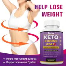 Bunkell Ketosis Support - Maximum Ketone Capsules - With Apple Vinegar - 120 Capsules - 1瓶 - 查看 6