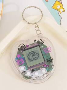 Interactive Electronic Pet Machine, A Mini Handheld Game Machine, Which Can Bring Hours Of Fun, Relive Nostalgia With This Retro Electronic Digital Pet Key Chain Game - Multicolor - View 21